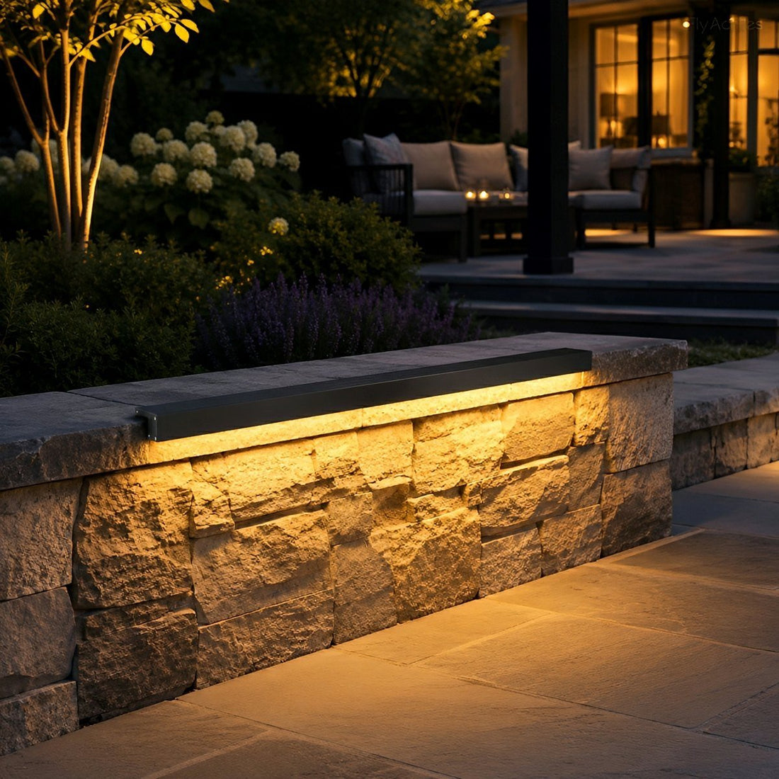 Modern Waterproof Solar Outdoor Wall Washer Light - Flyachilles