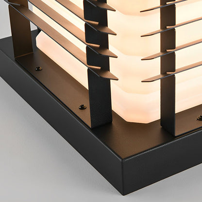 Modern Waterproof Solar Square Fence LED Outdoor Post Lights - Flyachilles