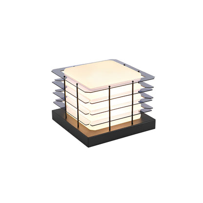 Modern Waterproof Solar Square Fence LED Outdoor Post Lights - Flyachilles