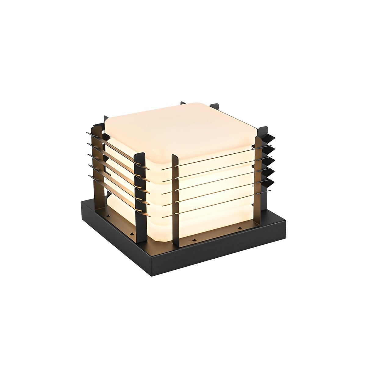 Modern Waterproof Solar Square Fence LED Outdoor Post Lights - Flyachilles