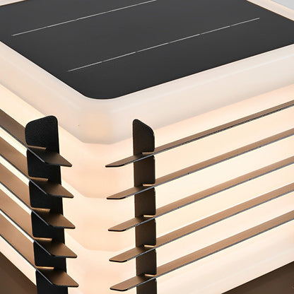 Modern Waterproof Solar Square Fence LED Outdoor Post Lights - Flyachilles