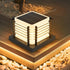 Modern Waterproof Solar Square Fence LED Outdoor Post Lights - Flyachilles