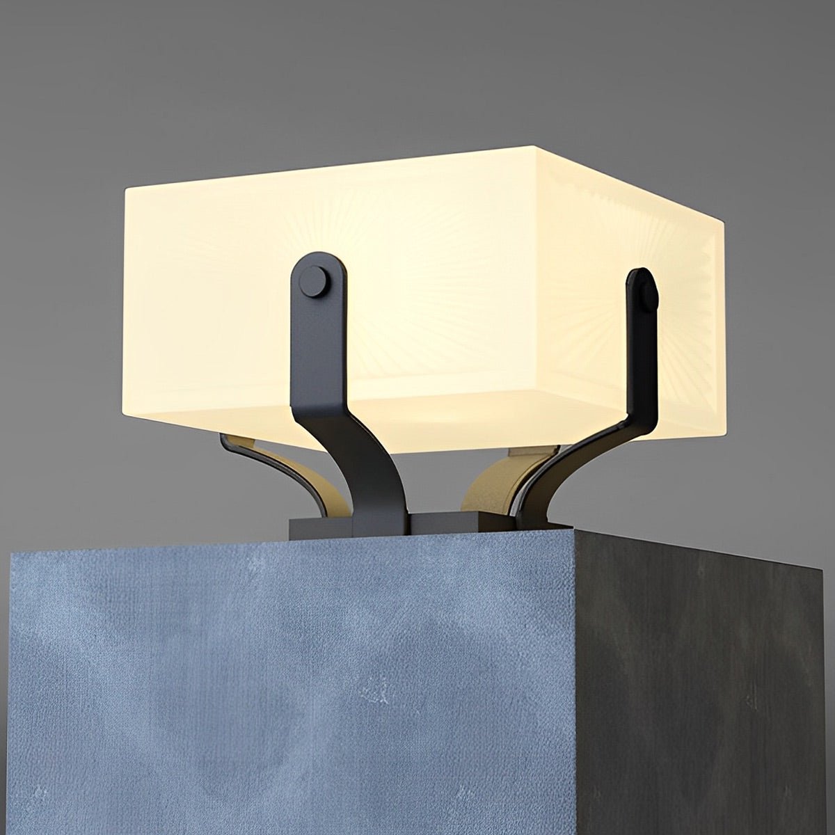 Modern Waterproof Solar Square LED Outdoor Post Lights - Flyachilles