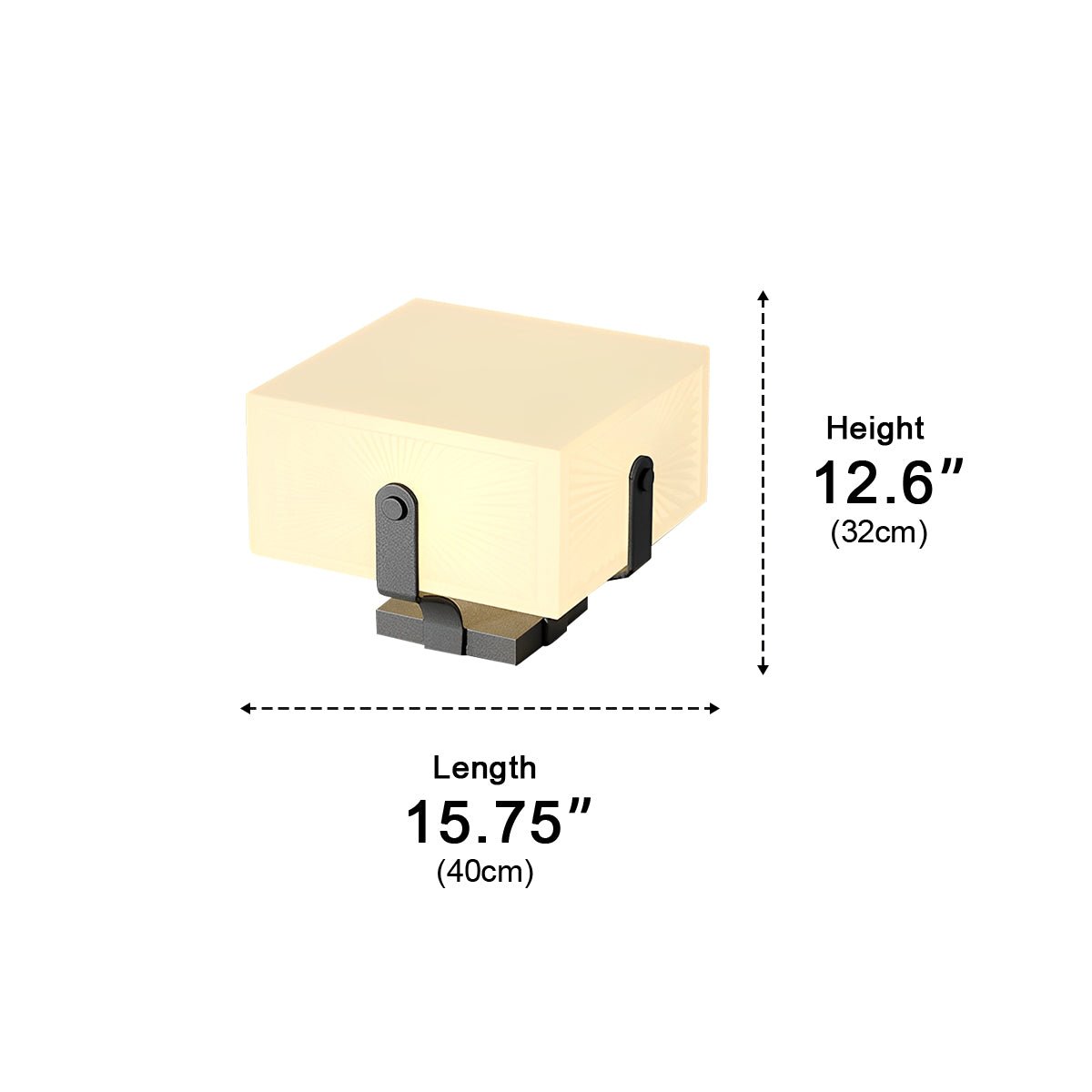 Modern Waterproof Solar Square LED Outdoor Post Lights - Flyachilles