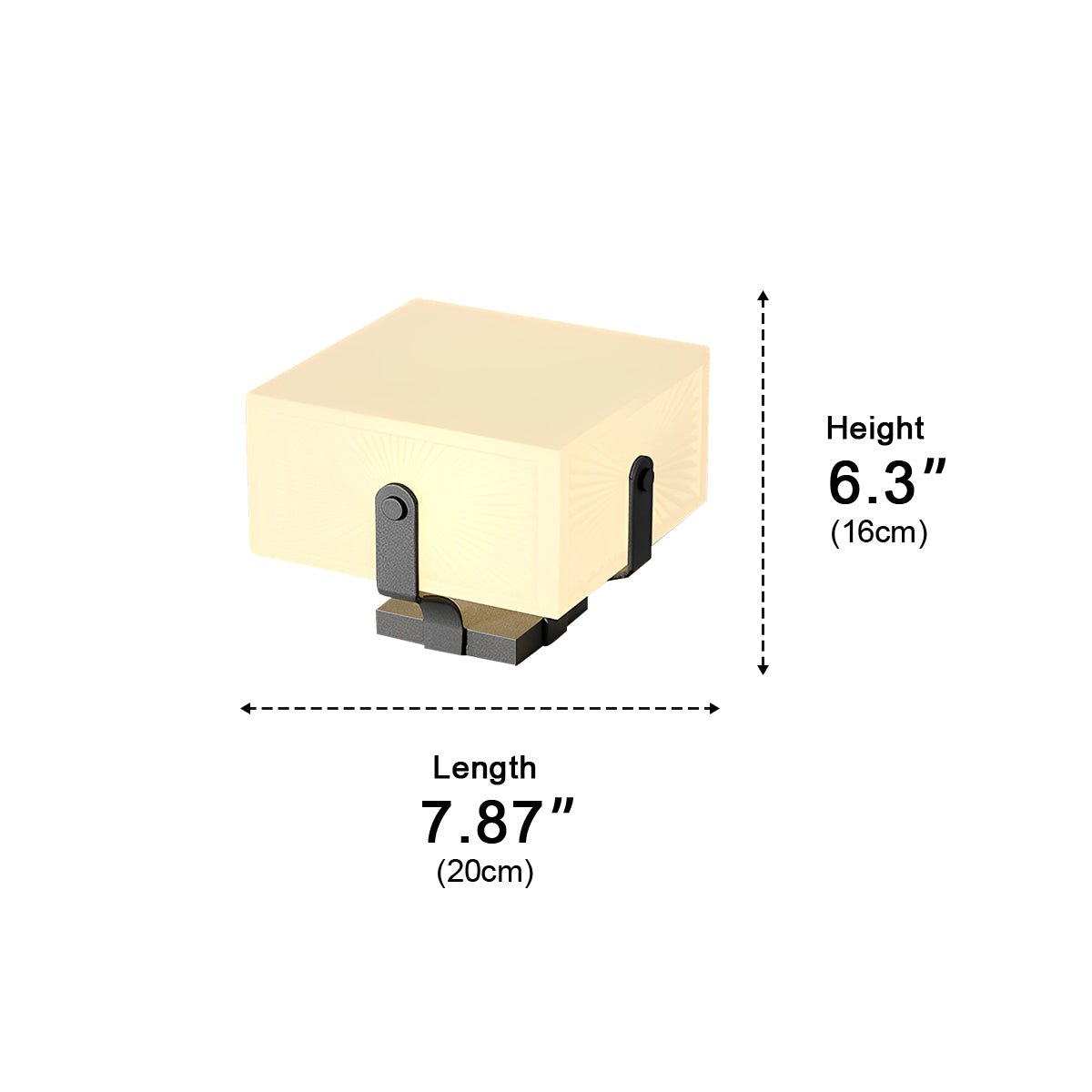 Modern Waterproof Solar Square LED Outdoor Post Lights - Flyachilles