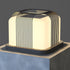 Modern Waterproof Solar Square Steel LED Outdoor Post Lights - Flyachilles