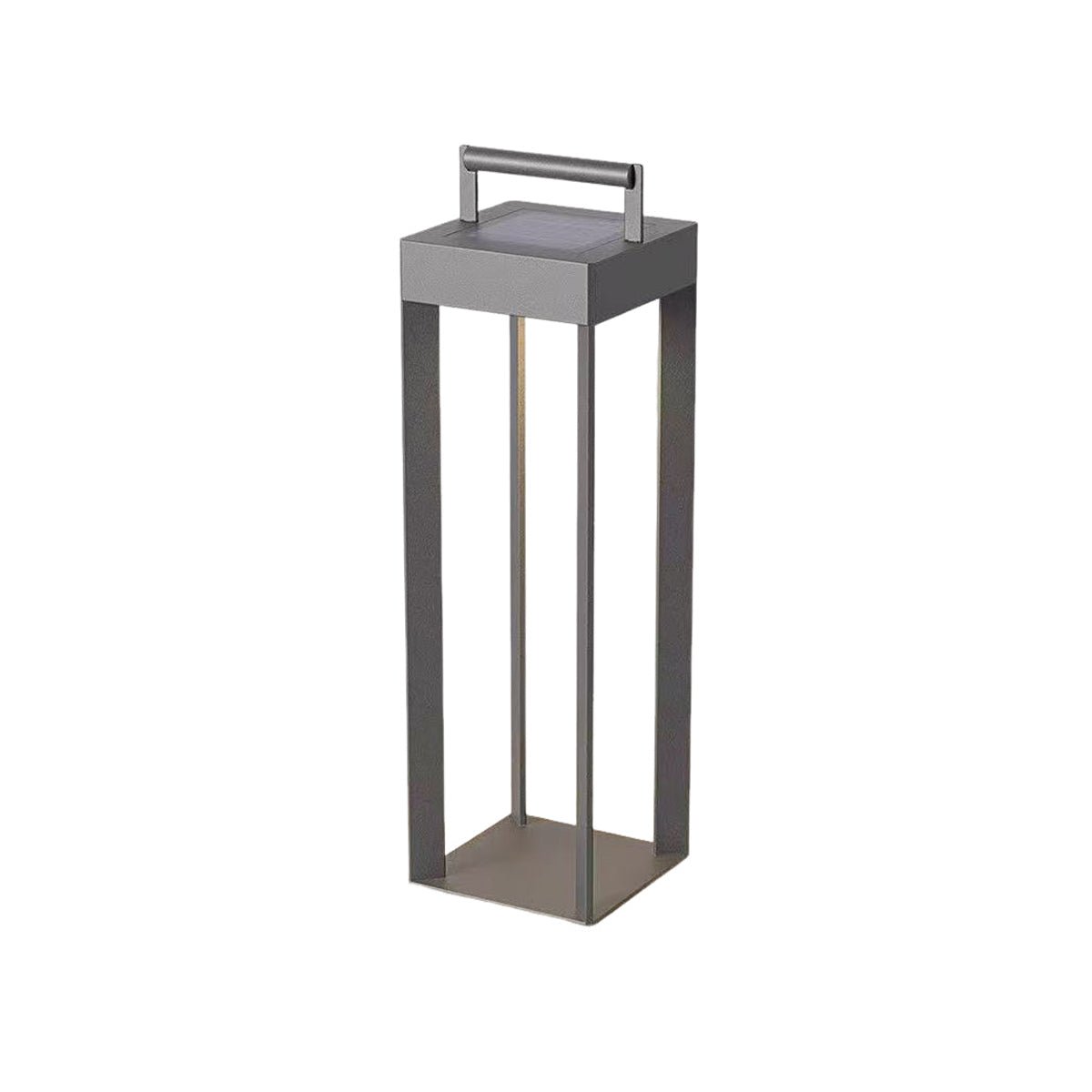 Modern Waterproof Solar&amp;Rechargeable Rectangular LED Outdoor Floor Lamp - Flyachilles