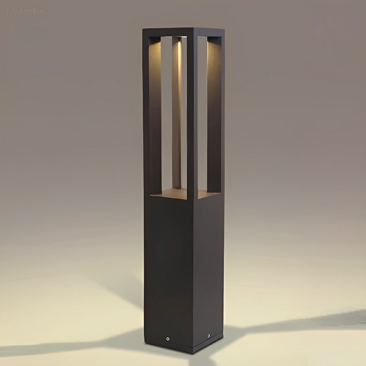 Modern Waterproof Square Column Outdoor LED Bollard Pathway Lights - Flyachilles