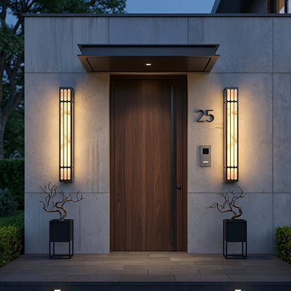 Modern Waterproof Vertical Outdoor LED Wall Sconce - Flyachilles