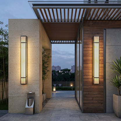 Modern Waterproof Vertical Outdoor LED Wall Sconce - Flyachilles