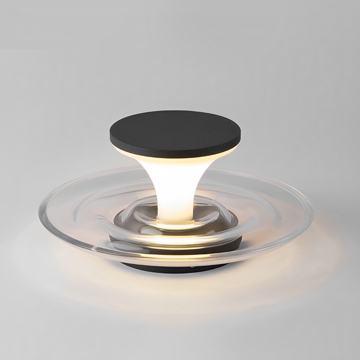 Modern Waterproof Water Floating Solar Fountain LED Outdoor Post Lights - Flyachilles
