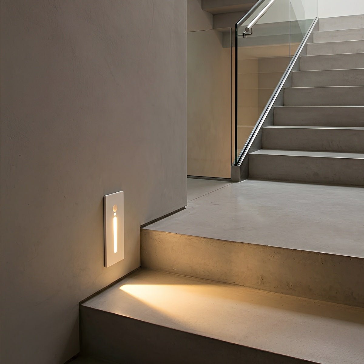 Modern Waterproof White Rectangle LED Waterproof Recessed Stair Lights Step Lights - Flyachilles