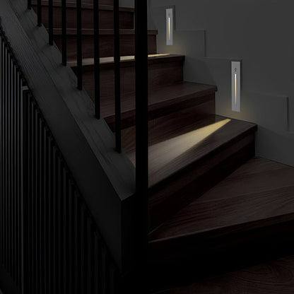 Modern Waterproof White Rectangle LED Waterproof Recessed Stair Lights Step Lights - Flyachilles