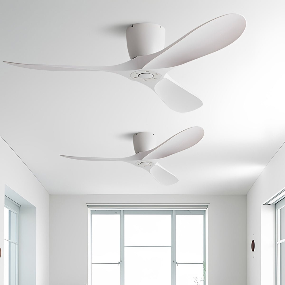 Modern Wing - inspired Blade DC Motor Reverse Ceiling Fan - Flyachilles