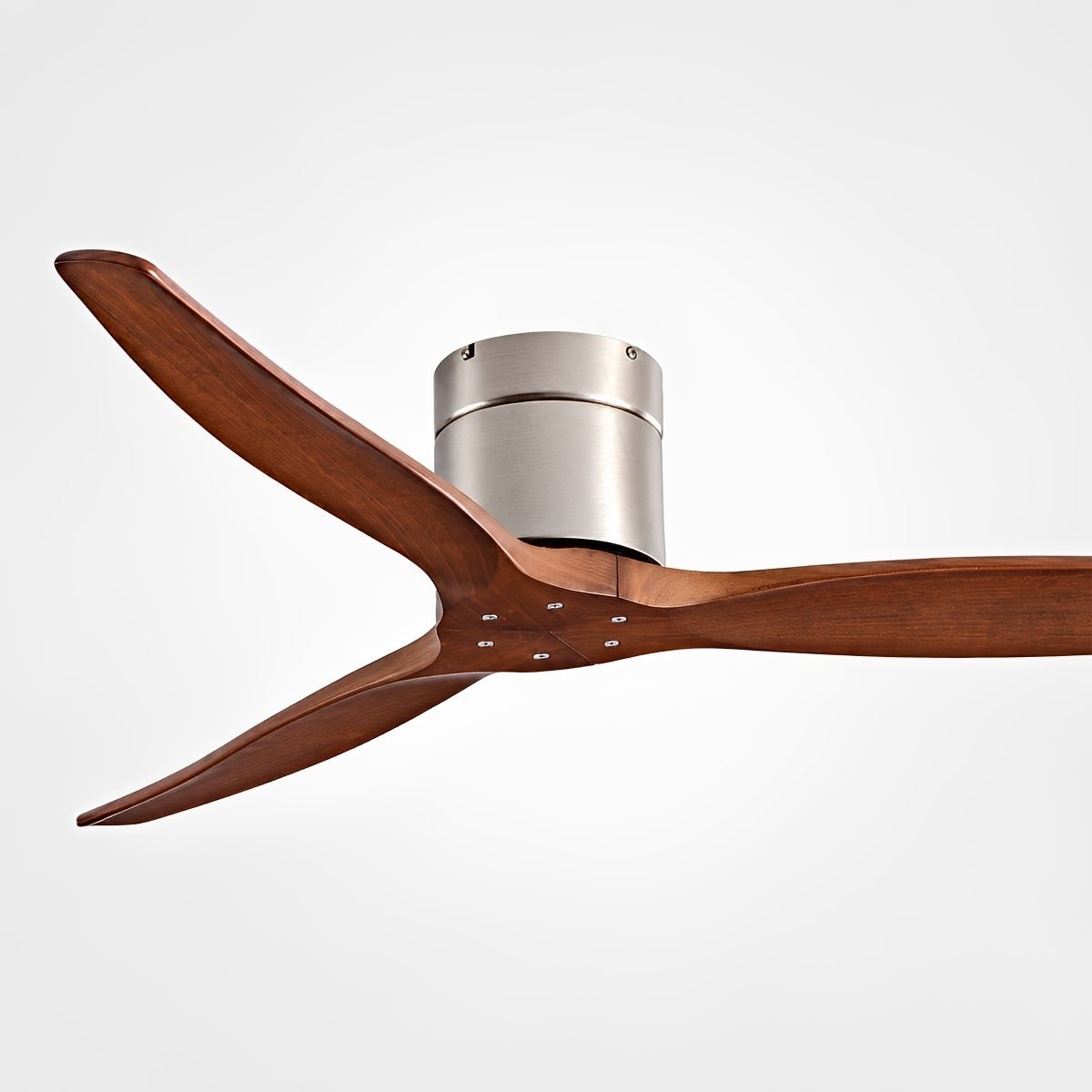 Modern Wing-inspired Wood 3-Blade DC Motor Reverse Ceiling Fan - Flyachilles