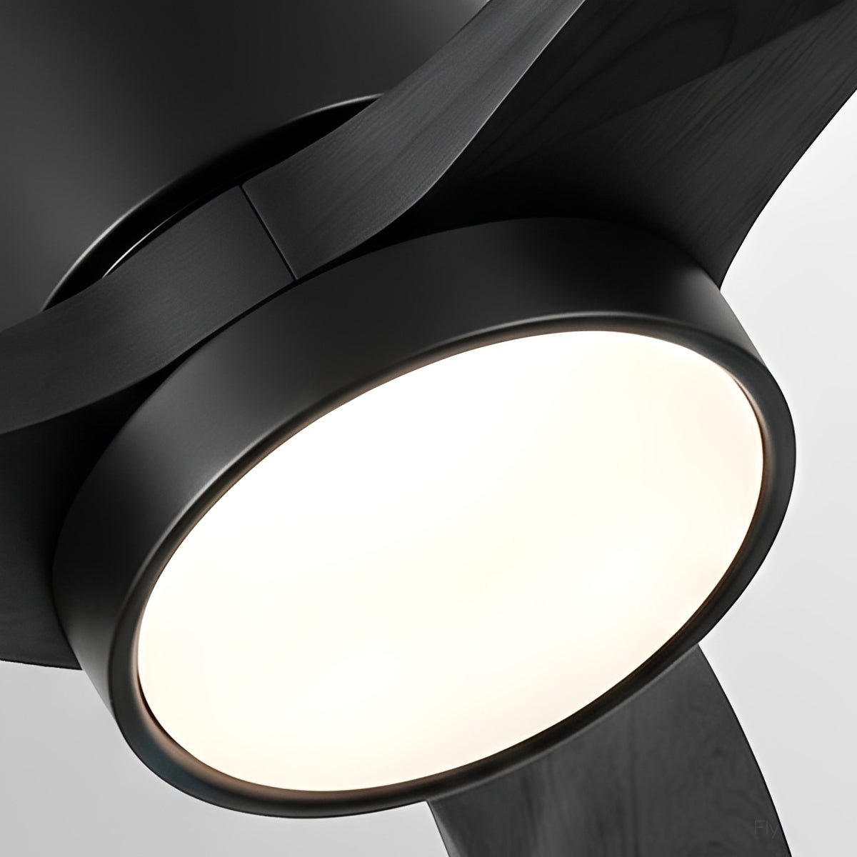 Modern Wood Ceiling Fan Light 6-Speed DC Motor Full-Spectrum - Flyachilles