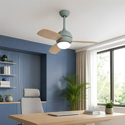 Nordic Minimalist LED Ceiling Paddle Fan DC Motor Fan Light - Flyachilles