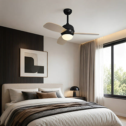Nordic Minimalist LED Ceiling Paddle Fan DC Motor Fan Light - Flyachilles