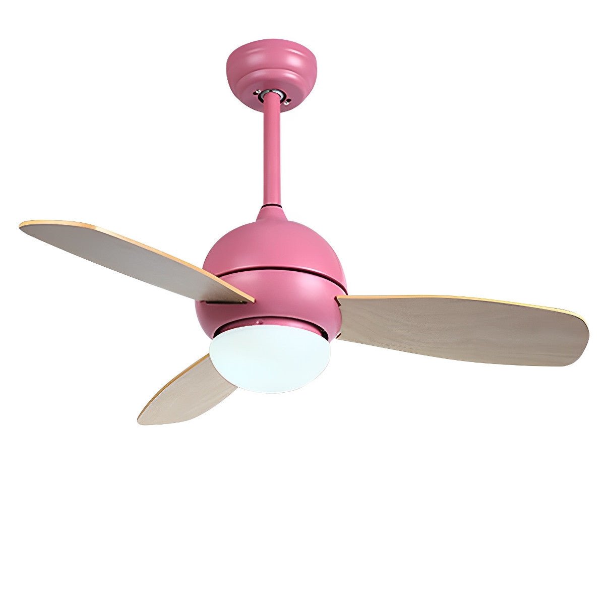 Nordic Minimalist LED Ceiling Paddle Fan with Remote Control Adjustable Wind Speed Fan - Flyachilles