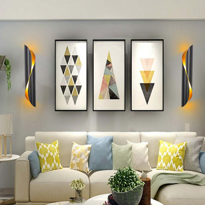 Nordic Unique Metal Up and Down Wall Bedside Industrial Wall Sconce Fixture - Flyachilles