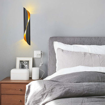 Nordic Unique Metal Up and Down Wall Bedside Industrial Wall Sconce Fixture - Flyachilles