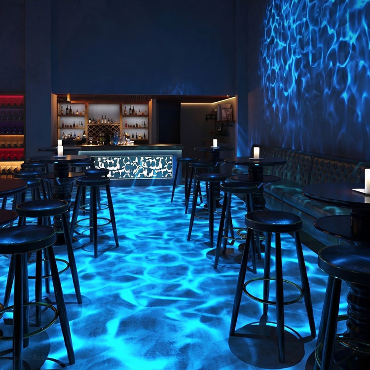 Outdoor Water Wave Projector Light 3D Ripple Effect - Flyachilles