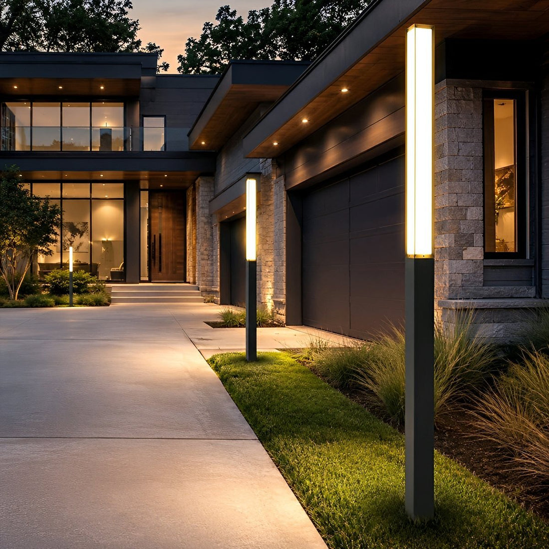 Outdoor Waterproof High Pole Post Lights Pathway Lights - Flyachilles
