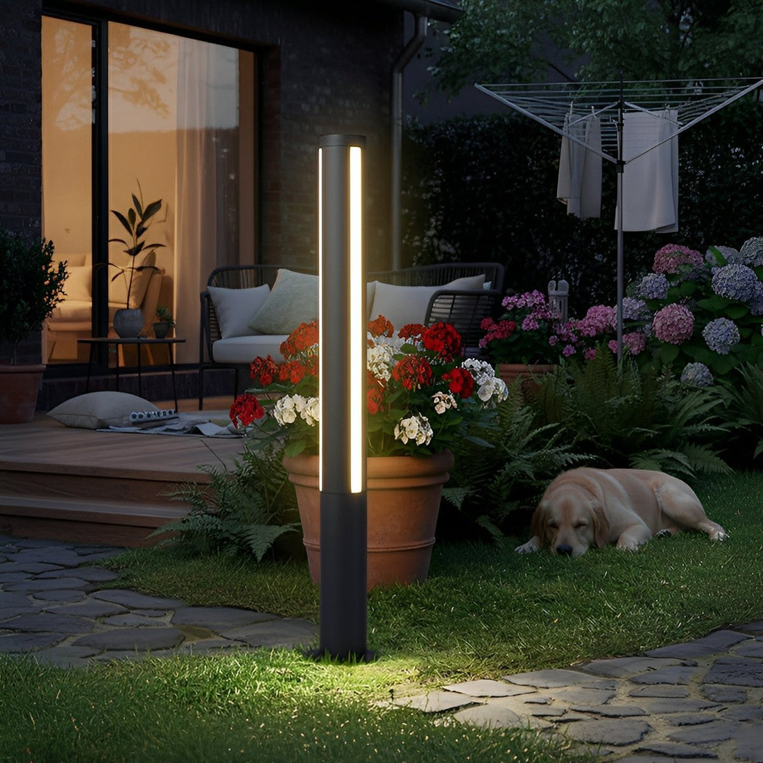 Outdoor Waterproof Pathway Post Bollard Light - Flyachilles