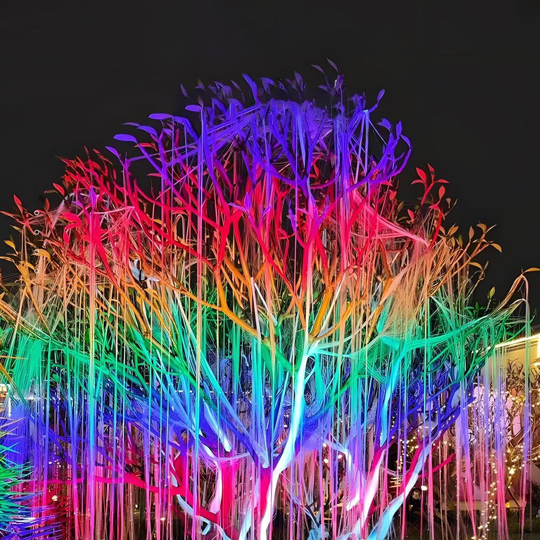 Outdoor Waterproof Rainbow RGB LED Spot Lights Landscape Trees Lights - Flyachilles