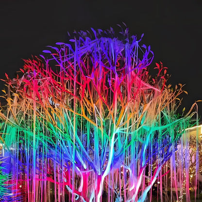 Outdoor Waterproof Rainbow RGB LED Spot Lights Landscape Trees Lights - Flyachilles