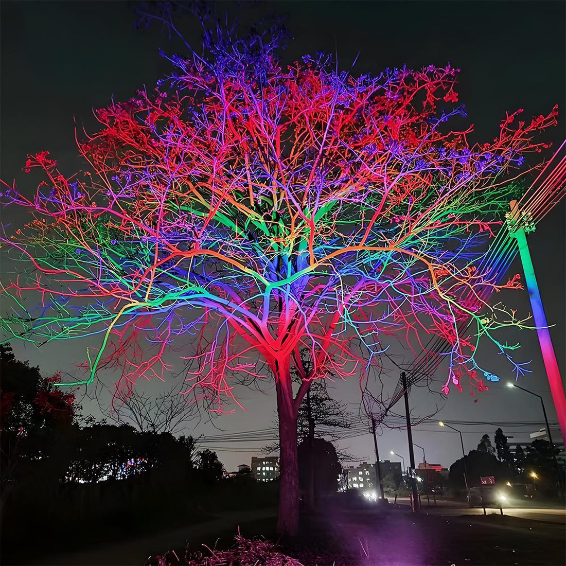 Outdoor Waterproof RGB LED Spot Light Landscape Tree Lighting - Flyachilles
