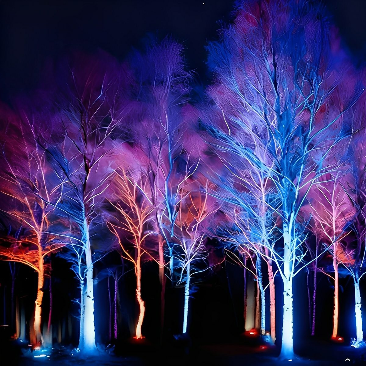 Outdoor Waterproof RGB LED Spot Lights Trees Lights - Flyachilles