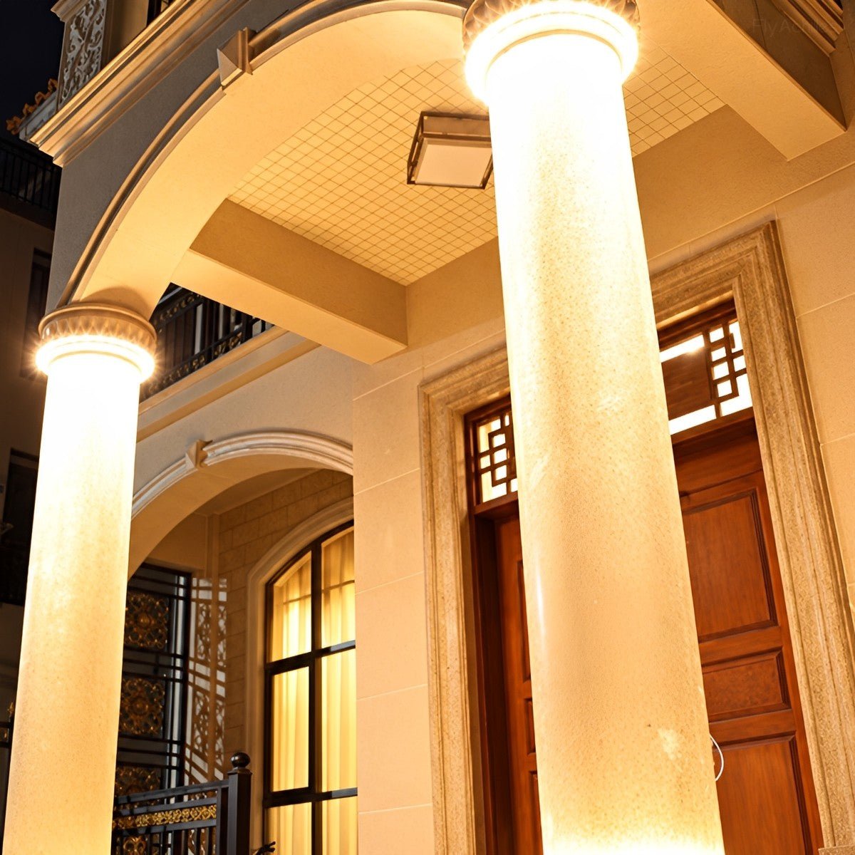 Outdoor Waterproof Ring Round LED Column Tree Light Spot Lights - Flyachilles