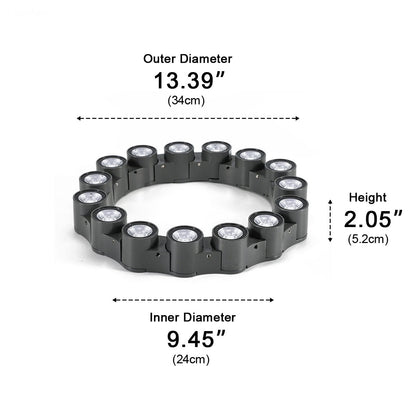 Outdoor Waterproof Ring Round LED Column Tree Light Spot Lights - Flyachilles