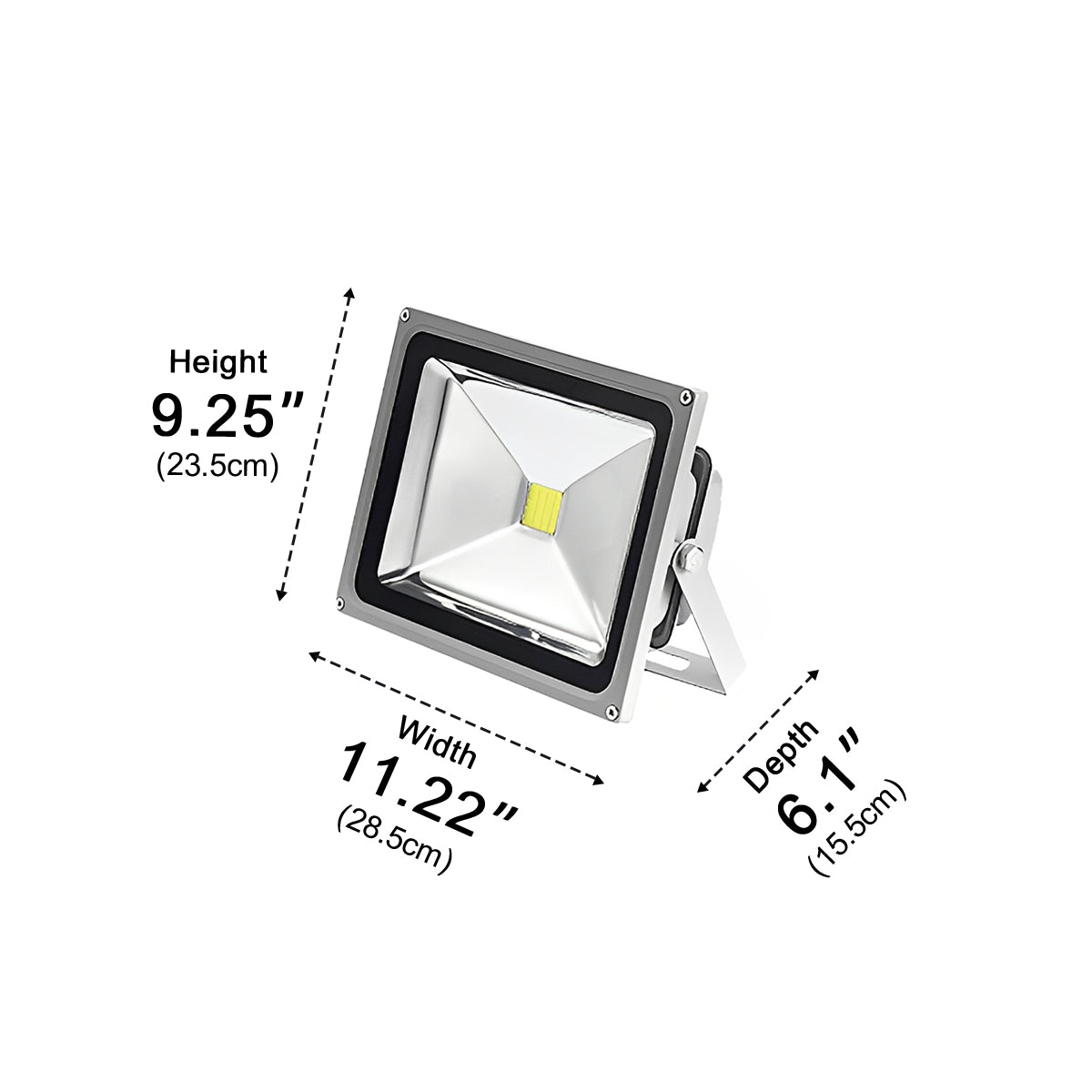 Outdoor Waterproof Super Bright Industrial LED Wall Floodlight - Flyachilles