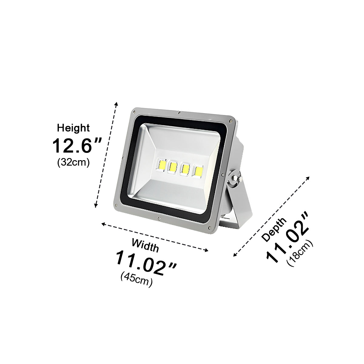 Outdoor Waterproof Super Bright Industrial LED Wall Floodlight - Flyachilles