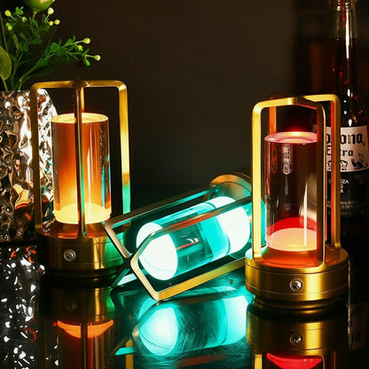 Portable Lantern Cordless Table Lamp USB Touch Dimming Night Lights - Flyachilles