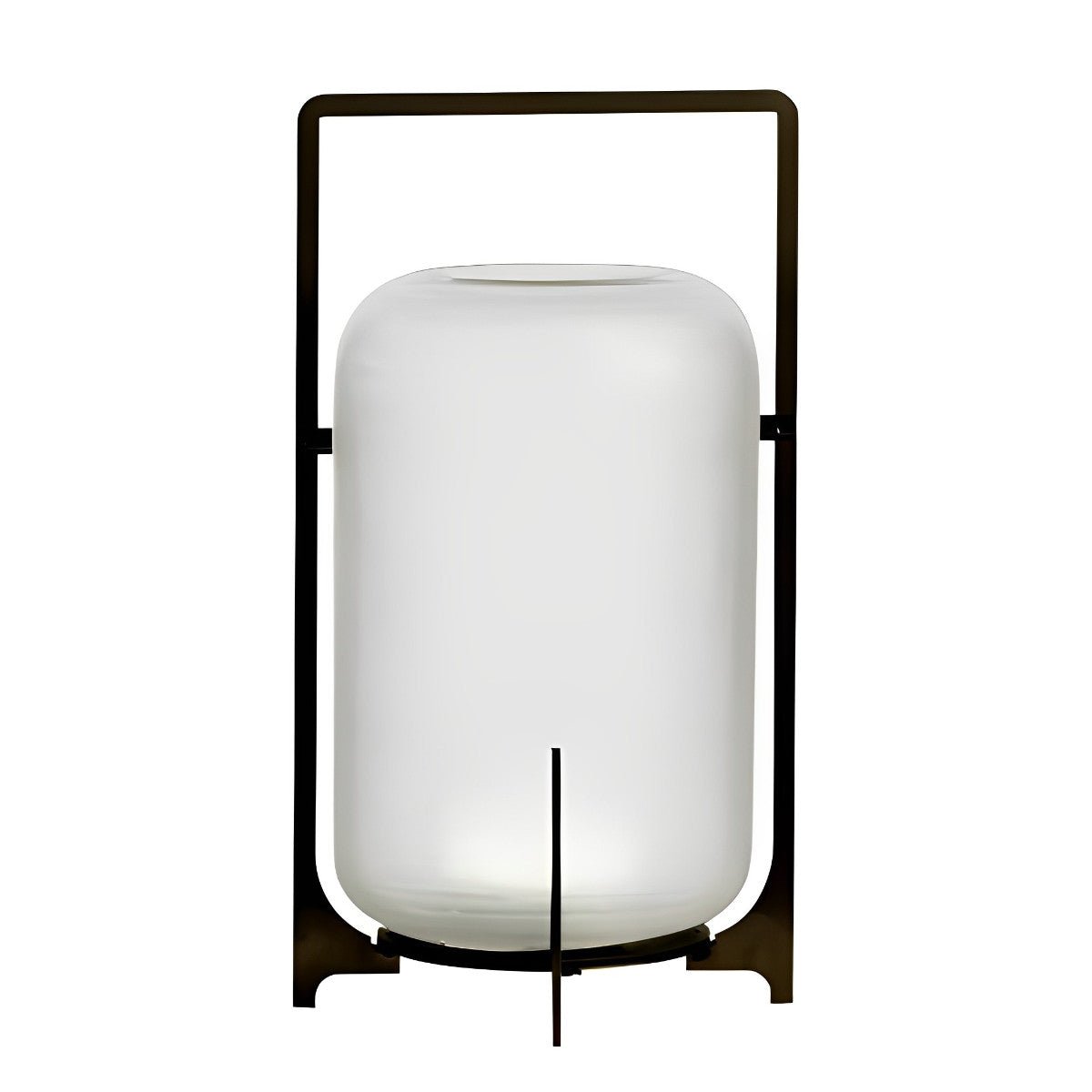 Portable Lantern Shaped Glass Waterproof LED Modern Outdoor Lights Floor Lamp Garden Lighting - Flyachilles