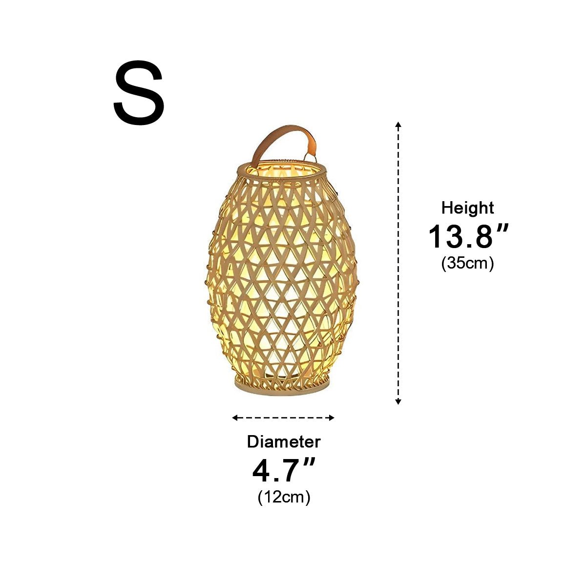 Portable Lanterns Shape Light Waterproof LED Modern Lawn Lamp - Flyachilles