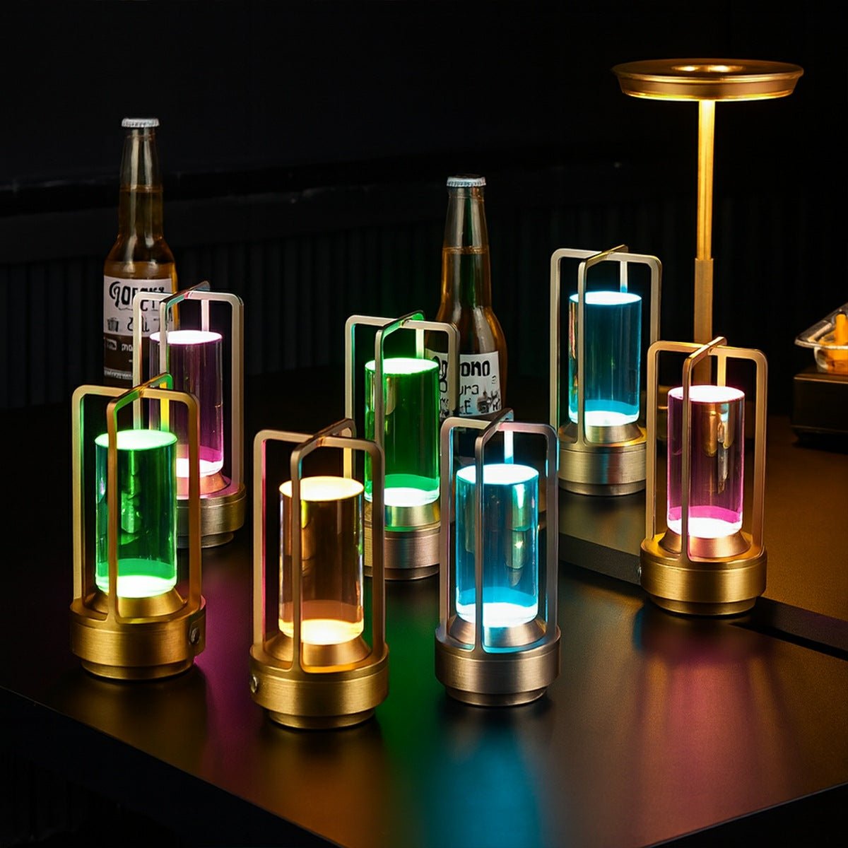 Portable RGB Table Lamp Touch Dimming Night Lights - Flyachilles
