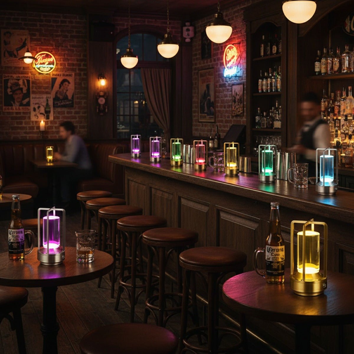 Portable RGB Table Lamp Touch Dimming Night Lights - Flyachilles