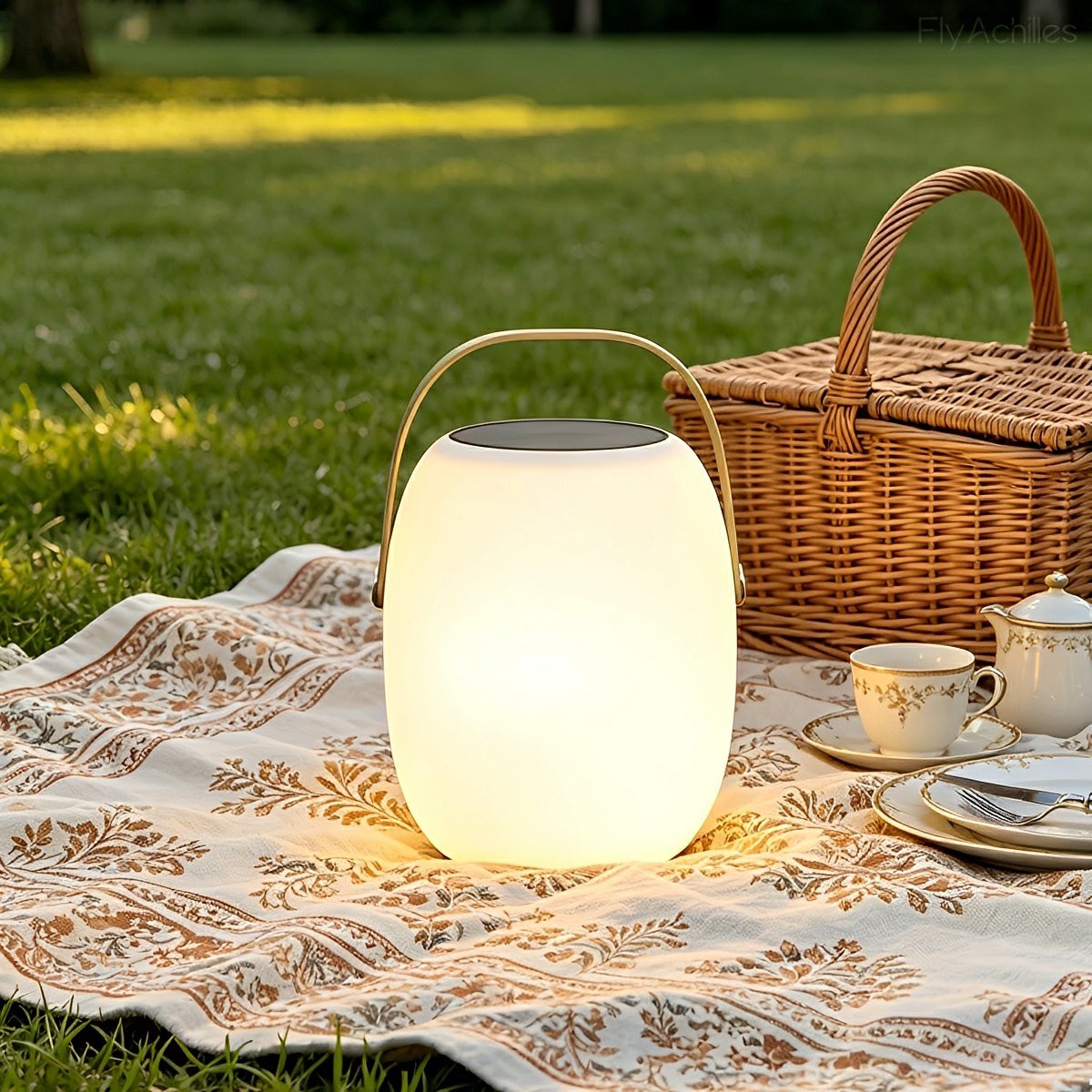 Portable Solar Outdoor Waterproof LED Hanging Lantern Lights - Flyachilles