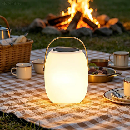 Portable Solar Outdoor Waterproof LED Hanging Lantern Lights - Flyachilles