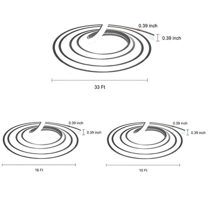 Recessed LED Stair Lighting Flexible Linear Light Outdoor Mood Lighting Rope Lights - Flyachilles