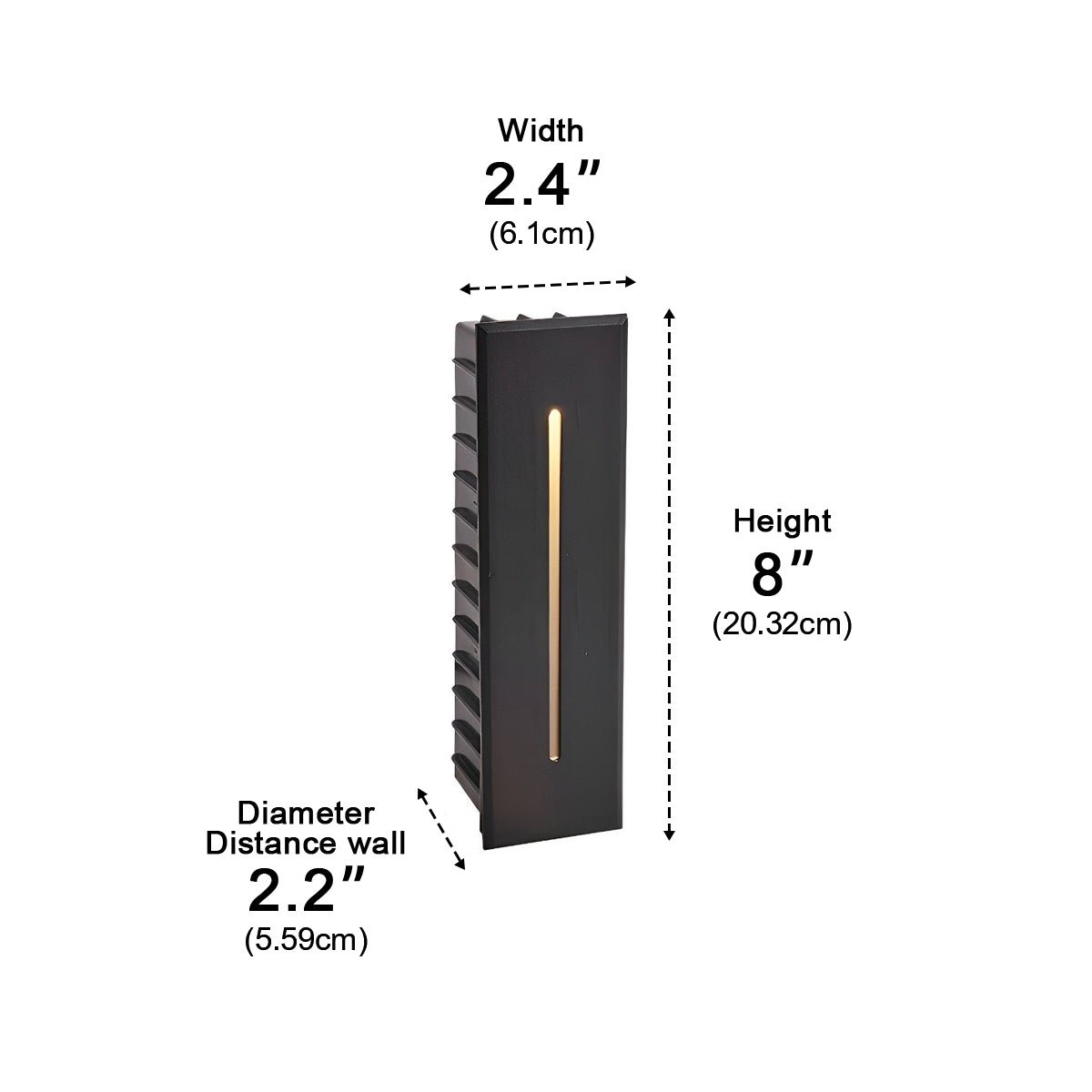 Rectangle LED Waterproof Recessed Modern Foot Lights Stair Lights - Flyachilles