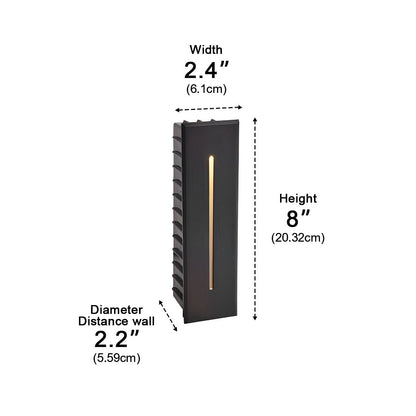 Rectangle LED Waterproof Recessed Modern Foot Lights Stair Lights - Flyachilles