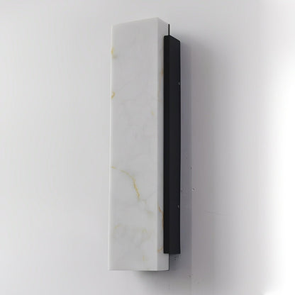 Rectangular Metal LED Light Waterproof Black Modern Outdoor Wall Lights - Flyachilles