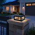 Rectangular Modern Stainless Steel Waterproof LED Outdoor Post Lights - Flyachilles