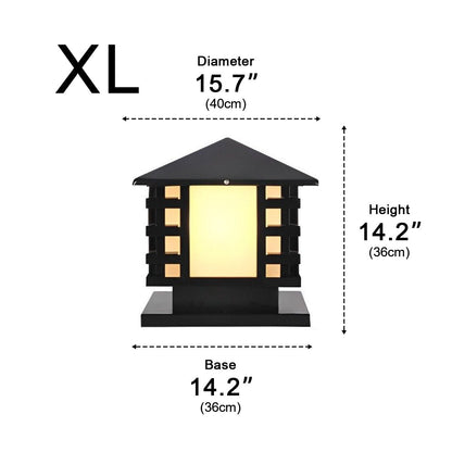 Retro Column LED Antique Garden Waterproof Courtyard Stigma Lamp - Flyachilles