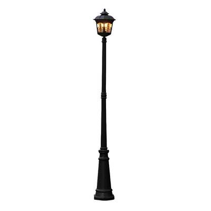 Retro LED Waterproof Garden Lamp Post Lights Outdoor Pole Light - Flyachilles